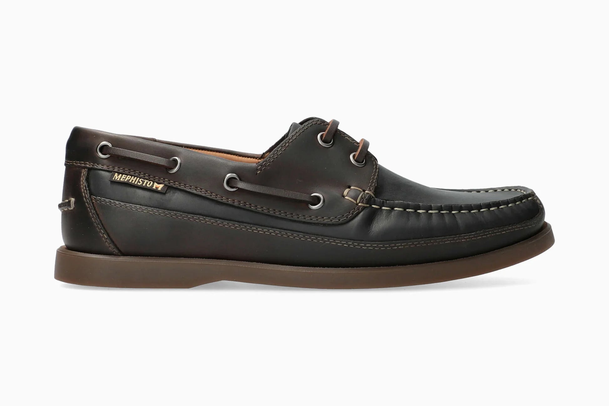 MEPHISTO BOATING, BLACK/DARK BROWN