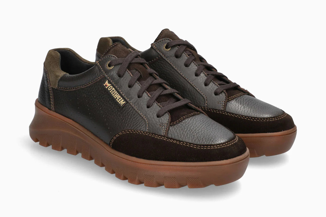 MEPHISTO FLYNN, DARK BROWN COMBO