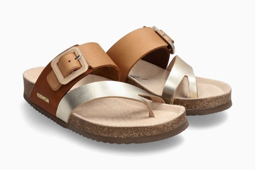 MEPHISTO MADELINE, GOLD/CAMEL COMBO