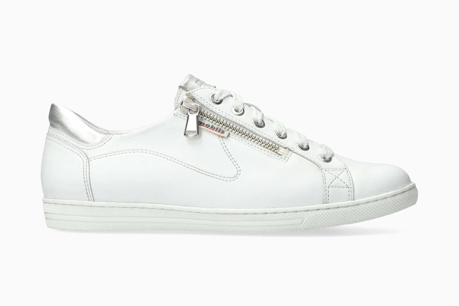 MEPHISTO HAWAI, WHITE / SILVER TRIM