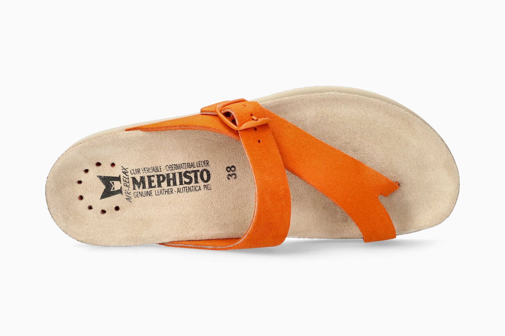 MEPHISTO HELEN, BURNT ORANGE NUBUCK