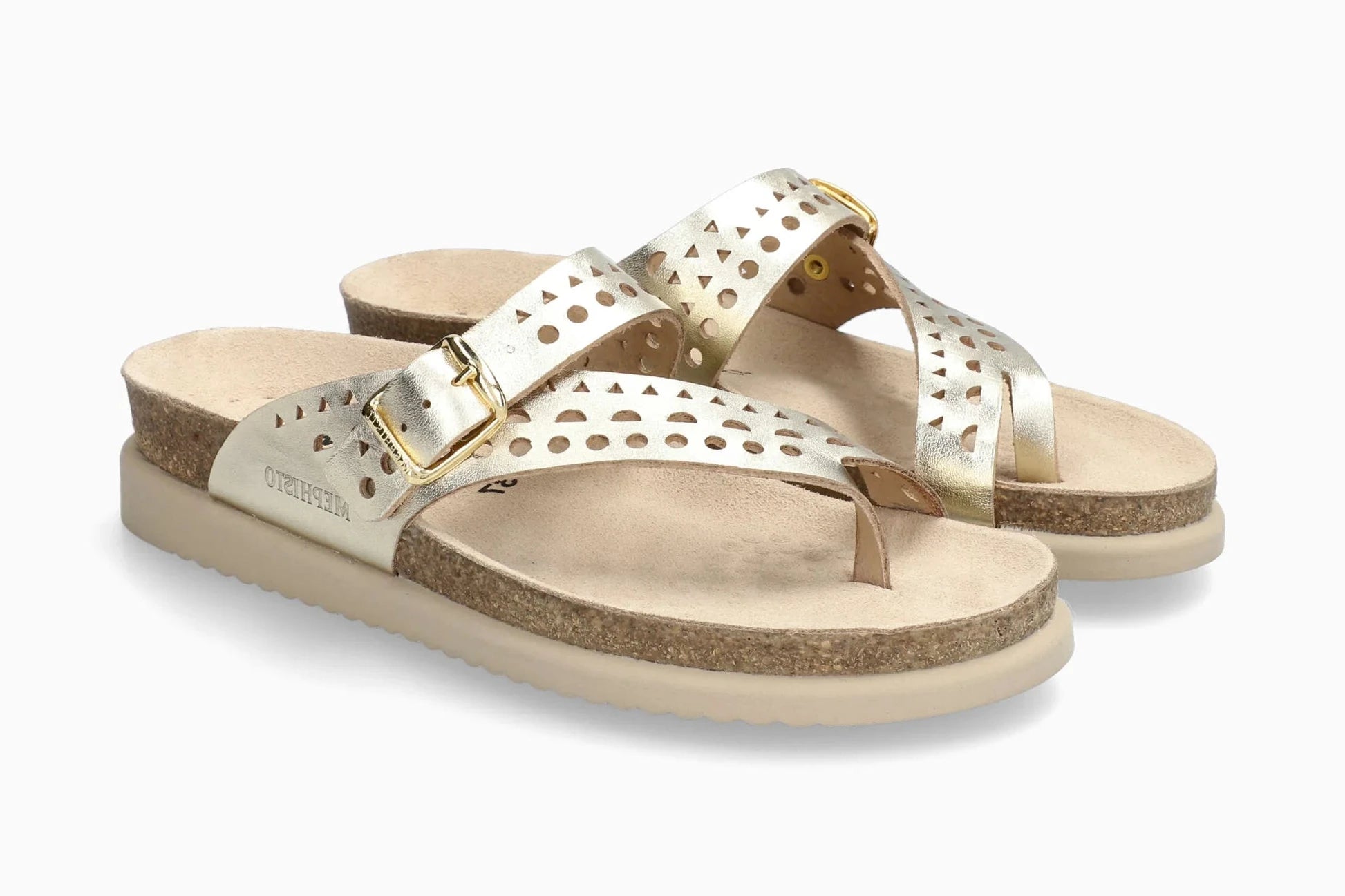 MEPHISTO HELENA PERF, GOLD SMOOTH