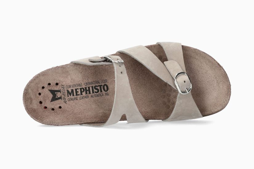 MEPHISTO HANNEL, LIGHT GREY NUBUCK