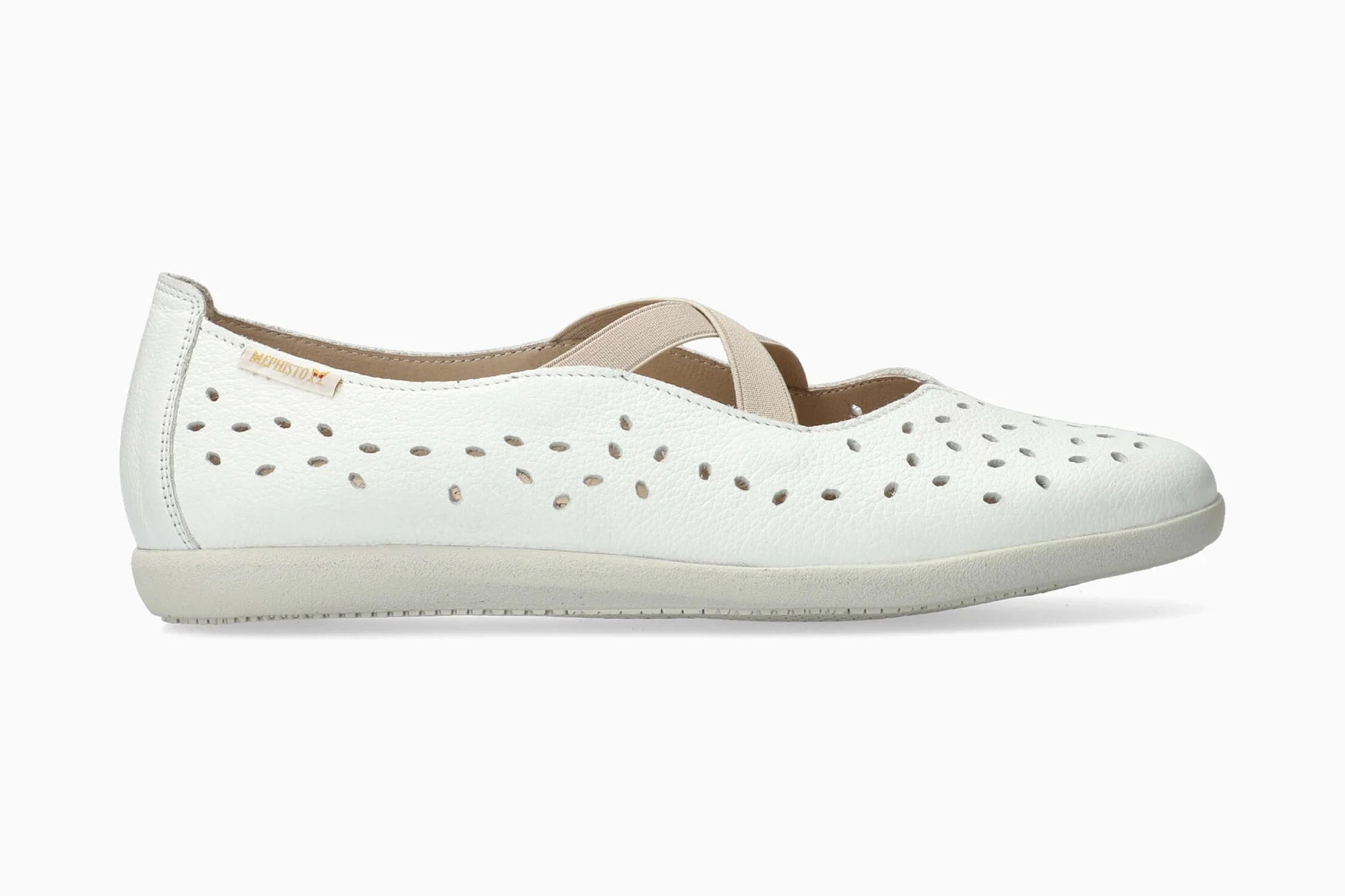 MEPHISTO KARLA PERF, WHITE SMOOTH