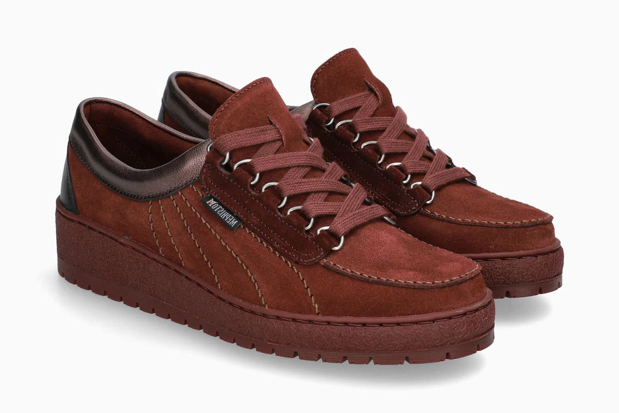 MEPHISTO LADY, CORDOVAN / METALIC TRIM