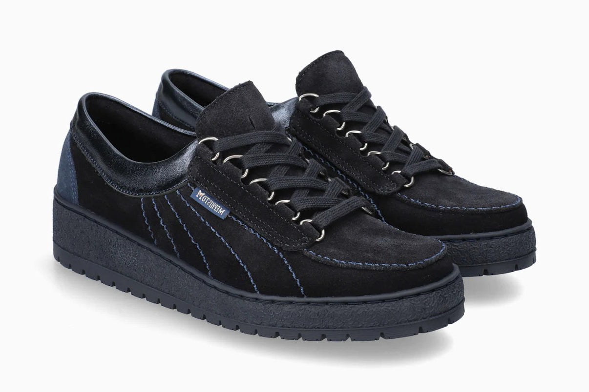 MEPHISTO LADY, BLUE / METALIC TRIM