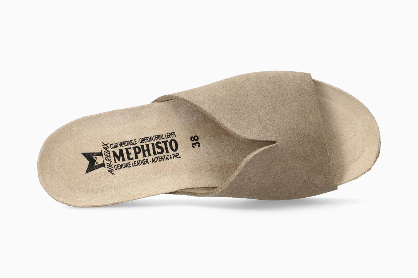 MEPHISTO LISANE, WARM GREY VELOUR