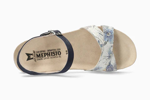 MEPHISTO STELA, LIGHT SAND/JEANS BLUE