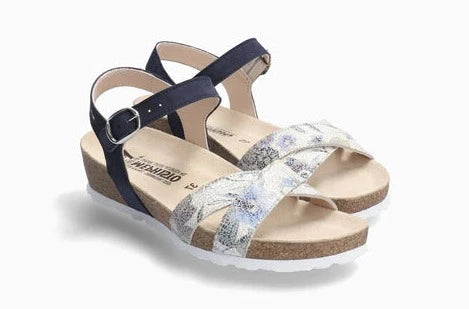 MEPHISTO STELA, LIGHT SAND/JEANS BLUE