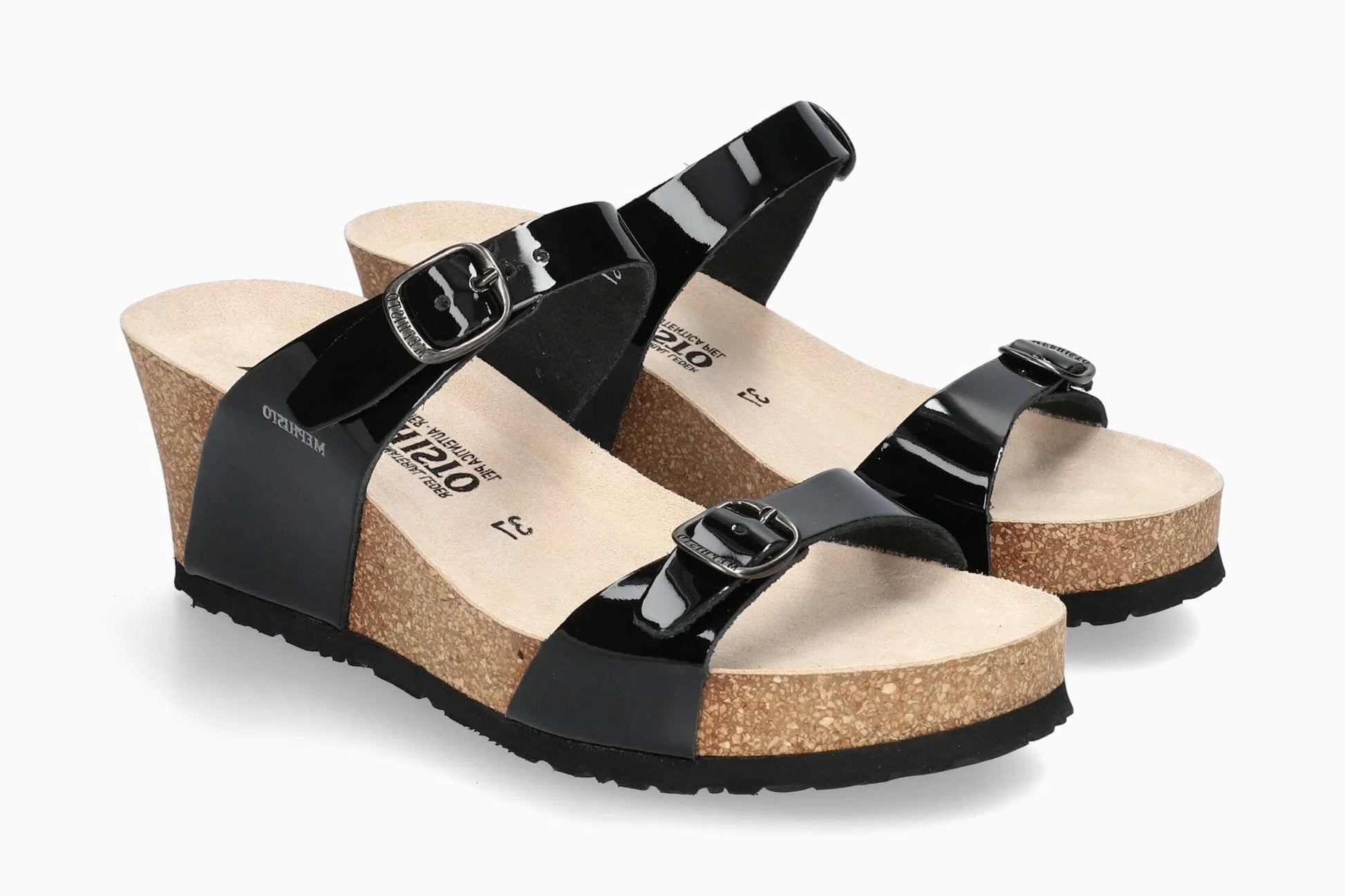 MEPHISTO LUISA, BLACK PATENT