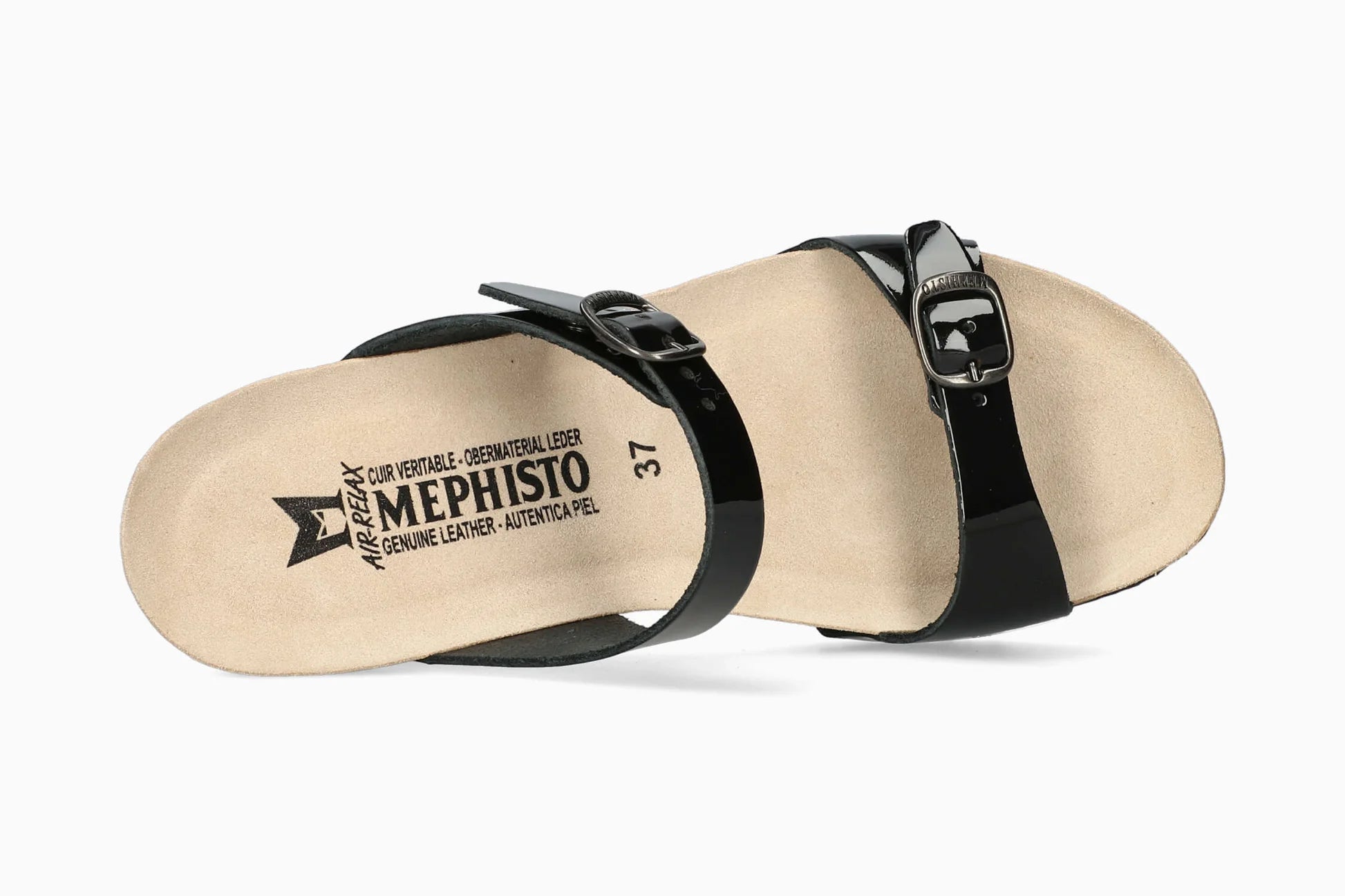 MEPHISTO LUISA, BLACK PATENT
