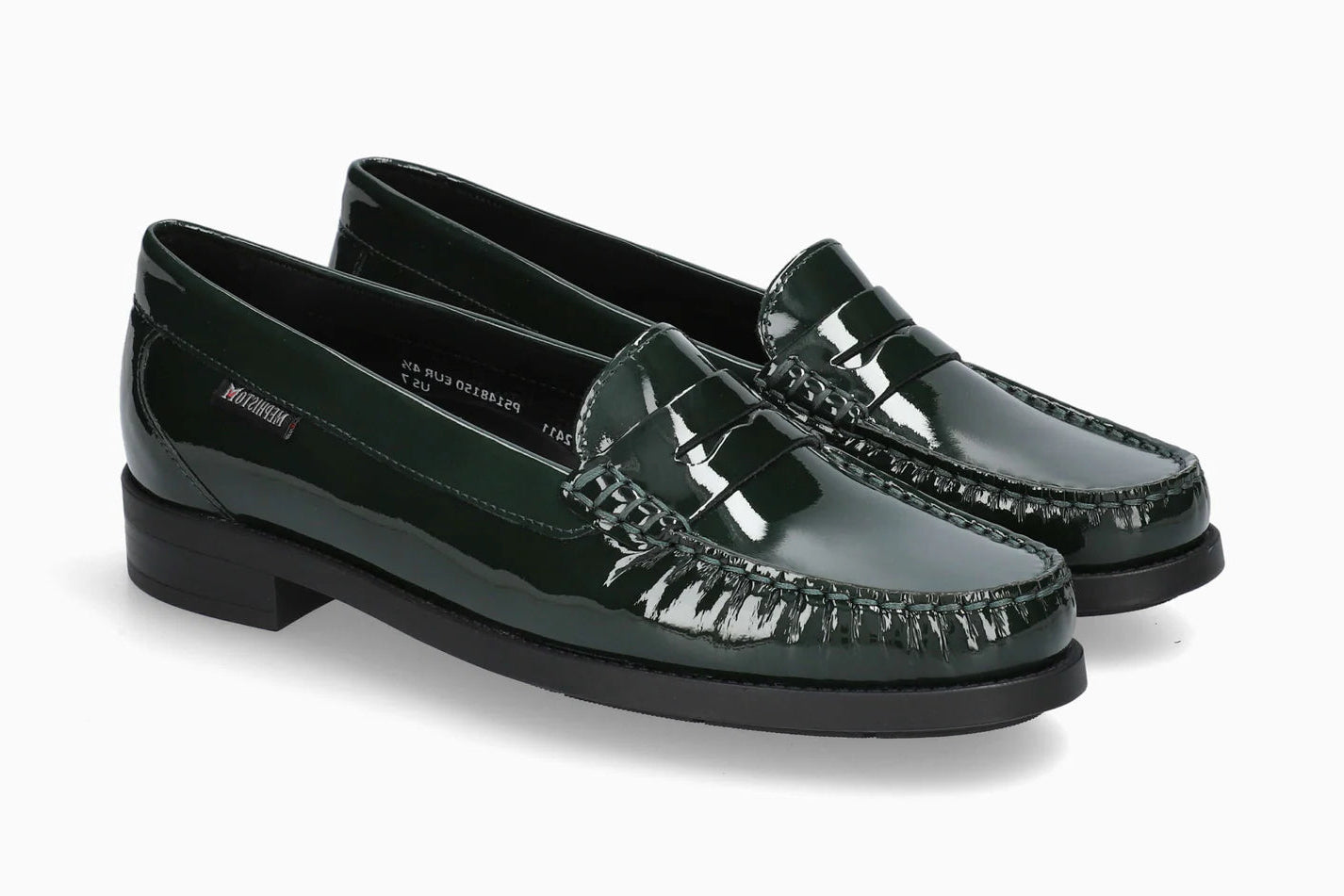 MEPHISTO NEDA, BOTTLE GREEN PATENT