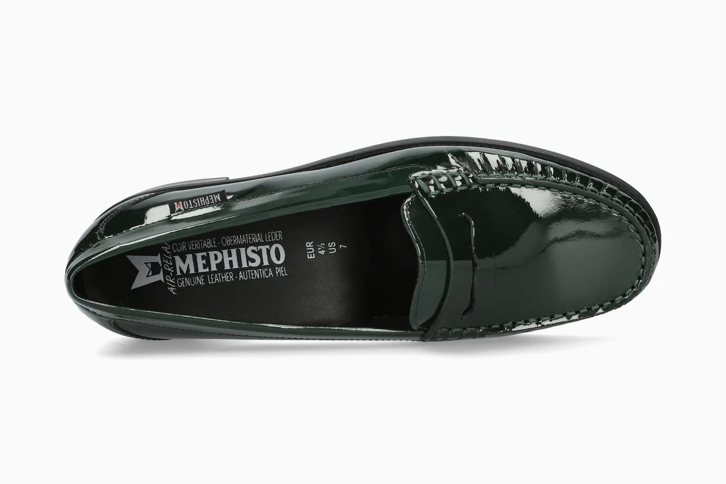 MEPHISTO NEDA, BOTTLE GREEN PATENT