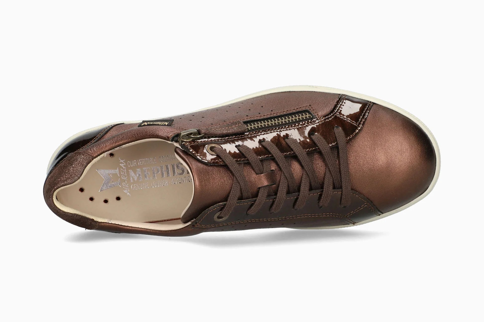 MEPHISTO NIKITA, BRONZE PATENT TRIM