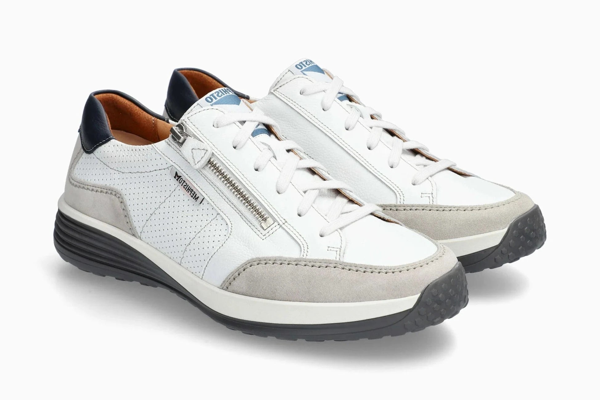 MEPHISTO SACCO, STONE/WHITE