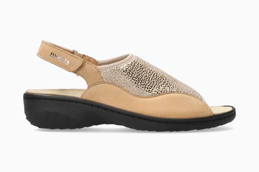 MEPHISTO GISELLA, SAND NUBUCK STRETCH