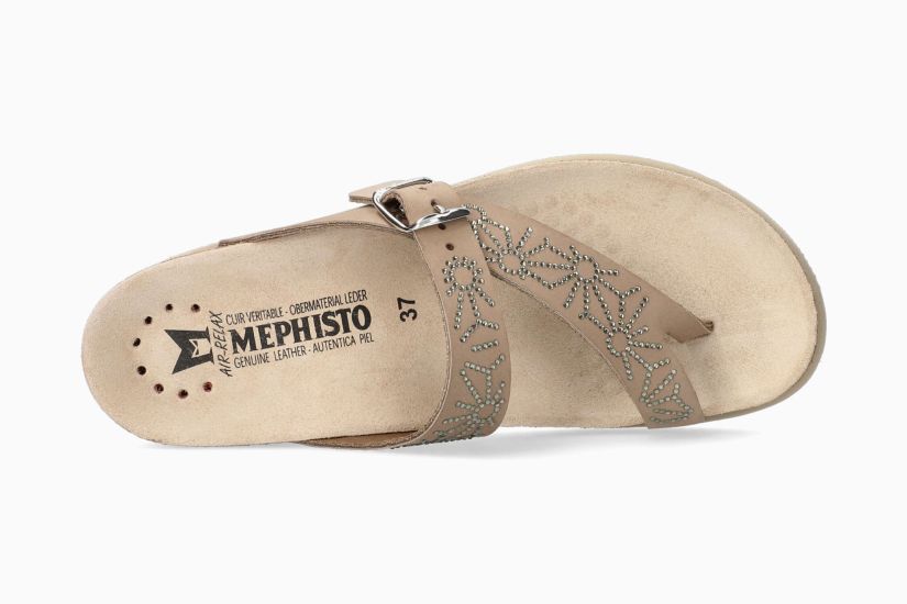 MEPHISTO HELLA SPARK, LIGHT TAUPE NUBUCK