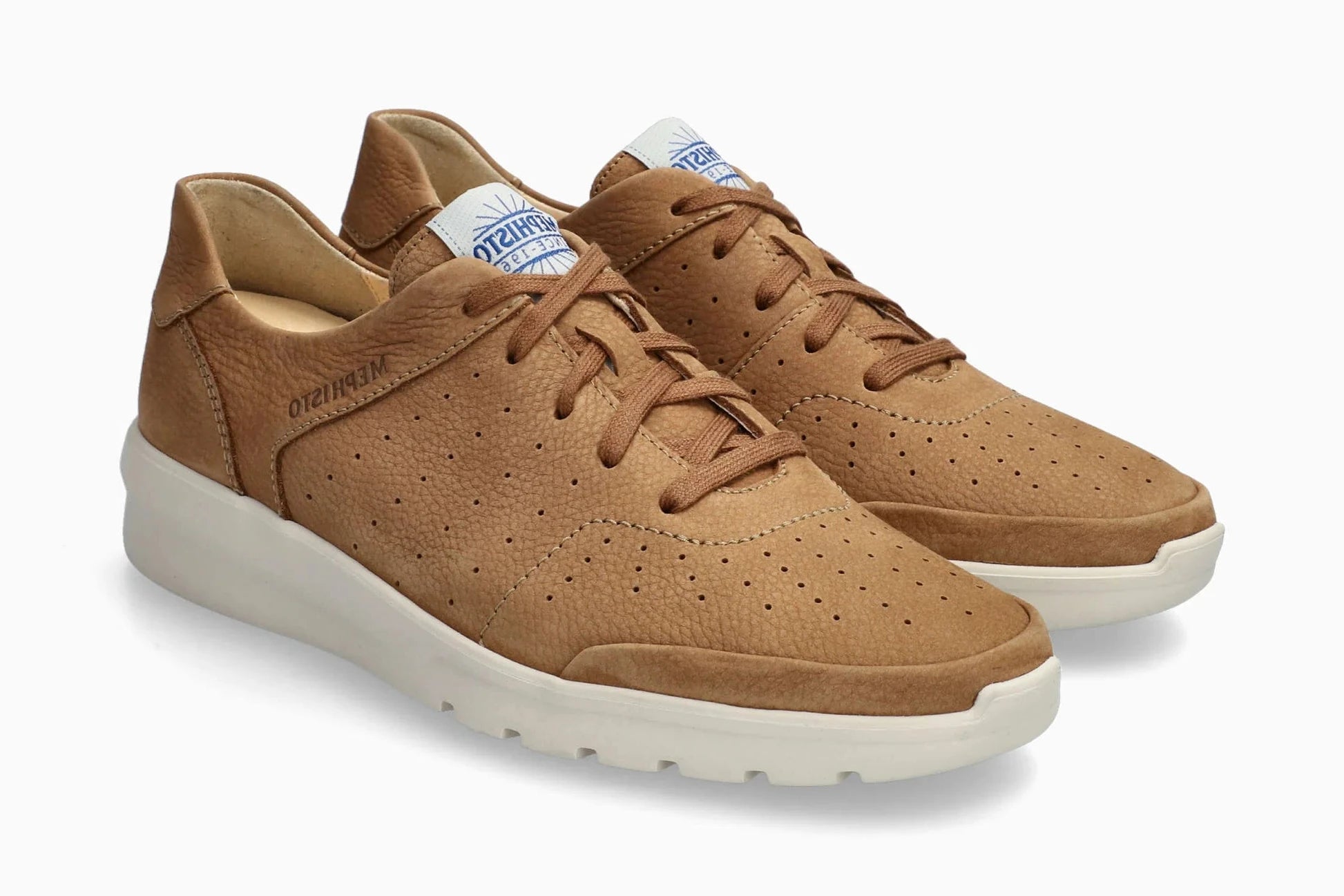 MEPHISTO WAREN, TOBACCO NUBUCK