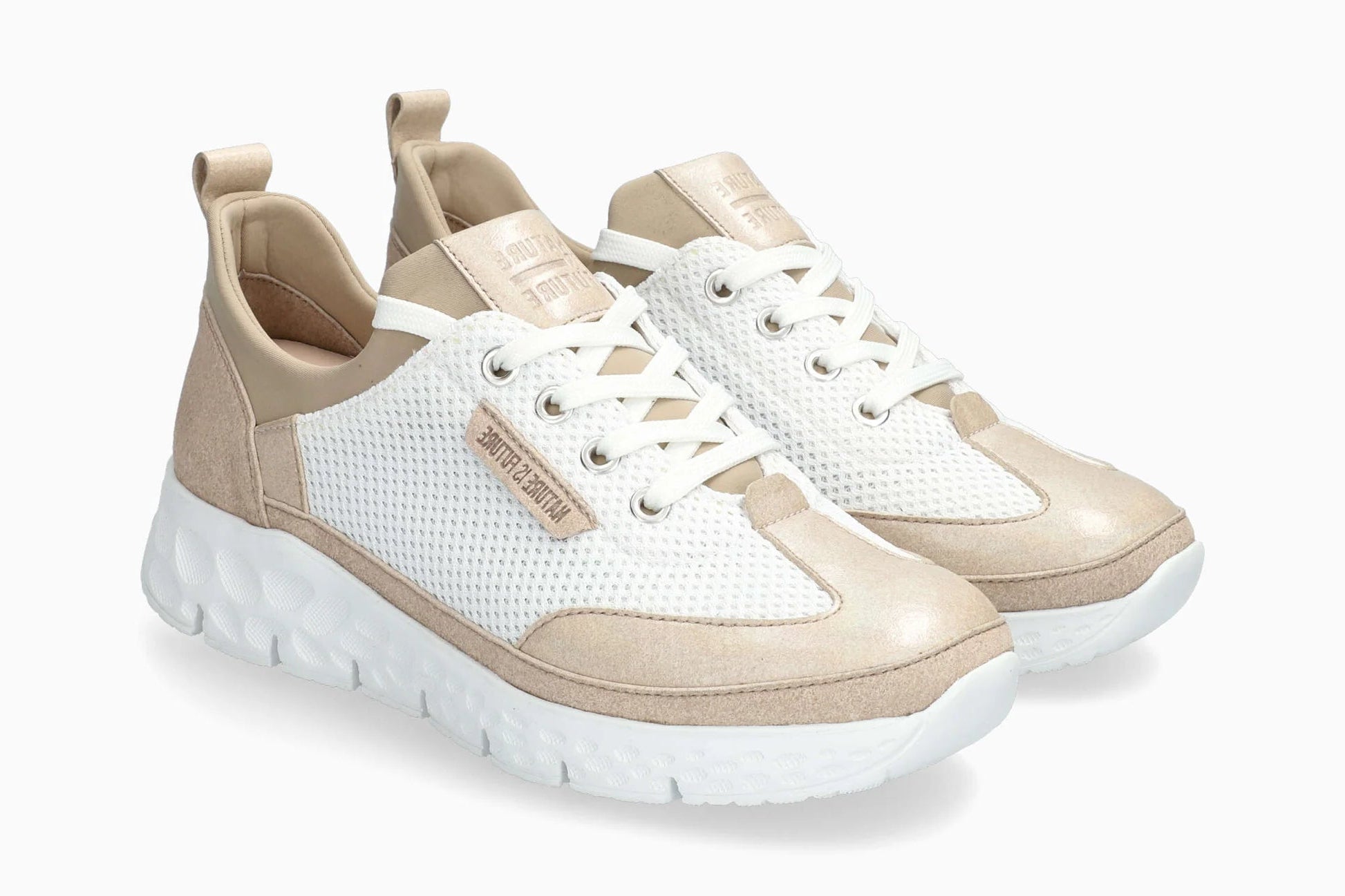 MEPHISTO WING POP, WHITE / BEIGE