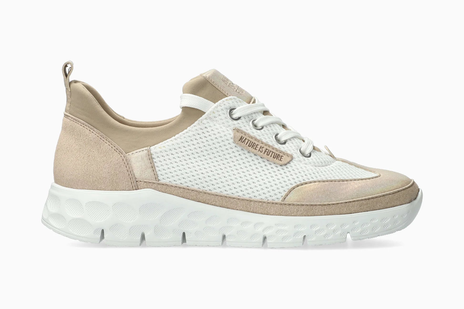 MEPHISTO WING POP, WHITE / BEIGE