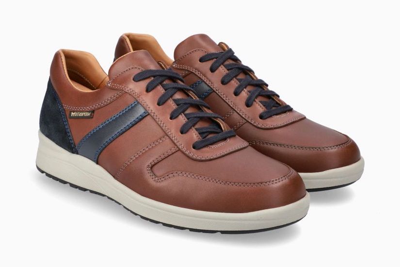 MEPHISTO VITO, CHESTNUT SMOOTH/NAVY VELSPORT