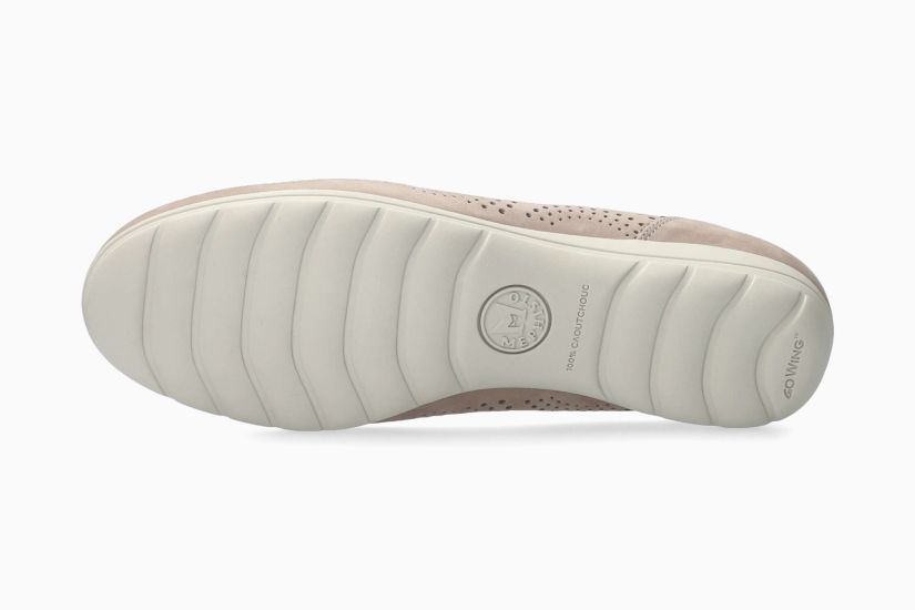 MEPHISTO ELSIE PERF, LIGHT TAUPE