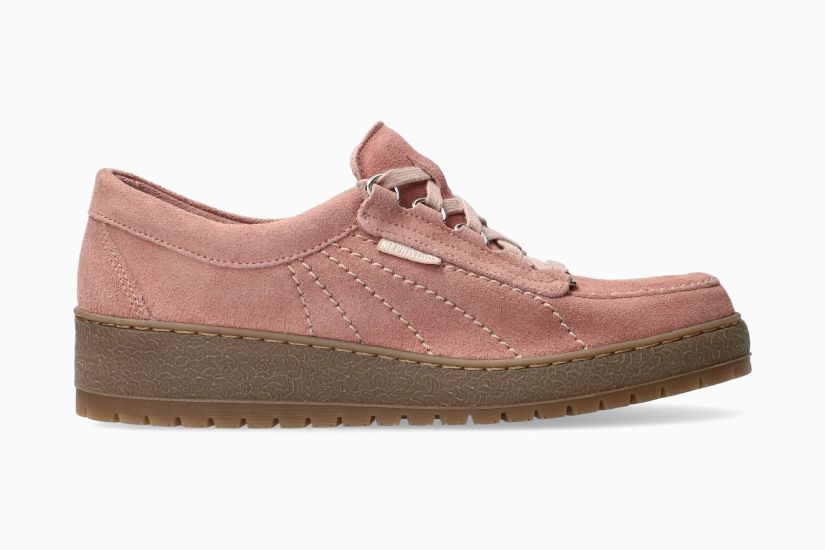MEPHISTO LADY, OLD PINK VELOUR (TAN SOLE)