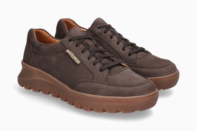 MEPHISTO FLYNN, DARK BROWN VELSPORT