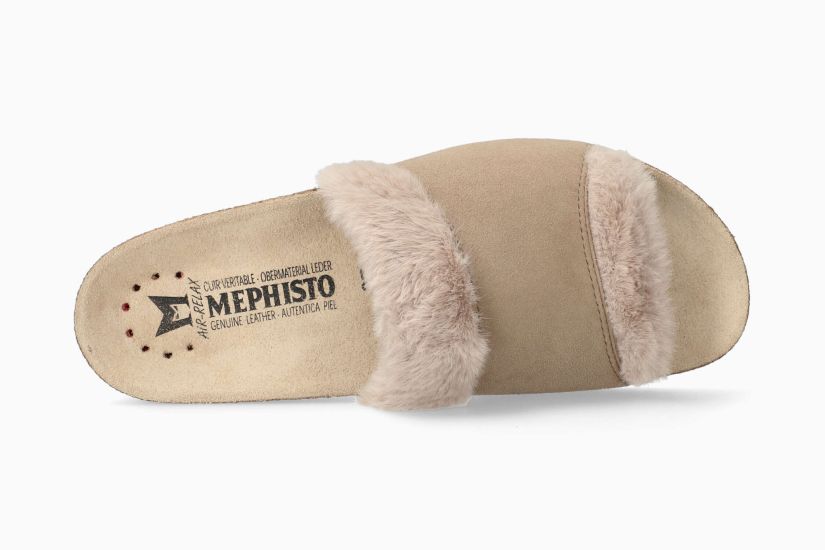 MEPHISTO HEMELINE, LIGHT TAUPE VELSPORT