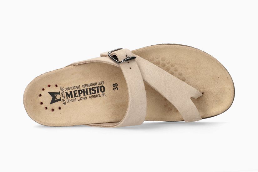 MEPHISTO HELEN, LIGHT SAND VELOUR
