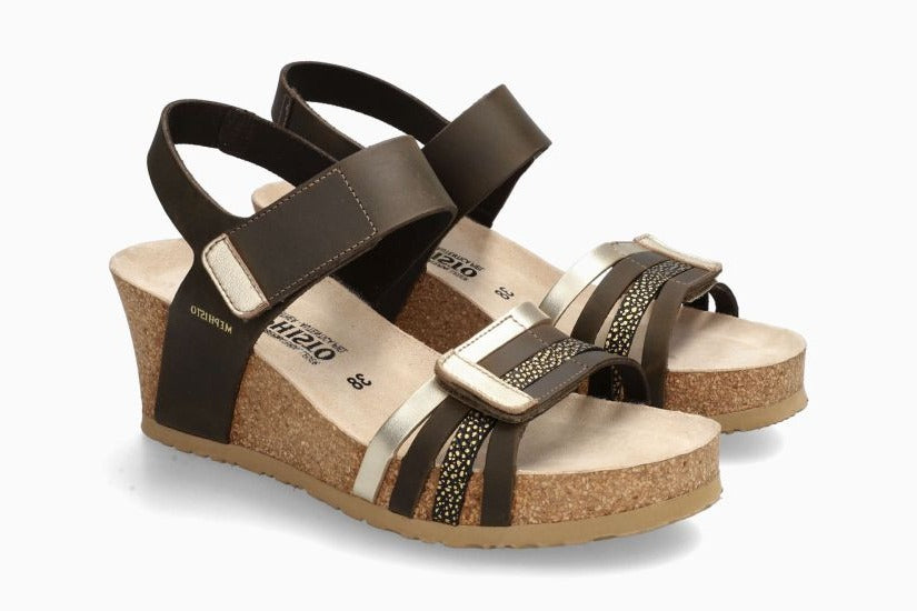 MEPHISTO LUCIA, KHAKI SCRATCH COMBO