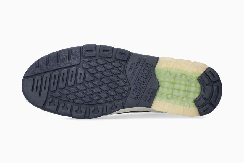 MEPHISTO MARIUS, WHITE (NAVY TRIM)