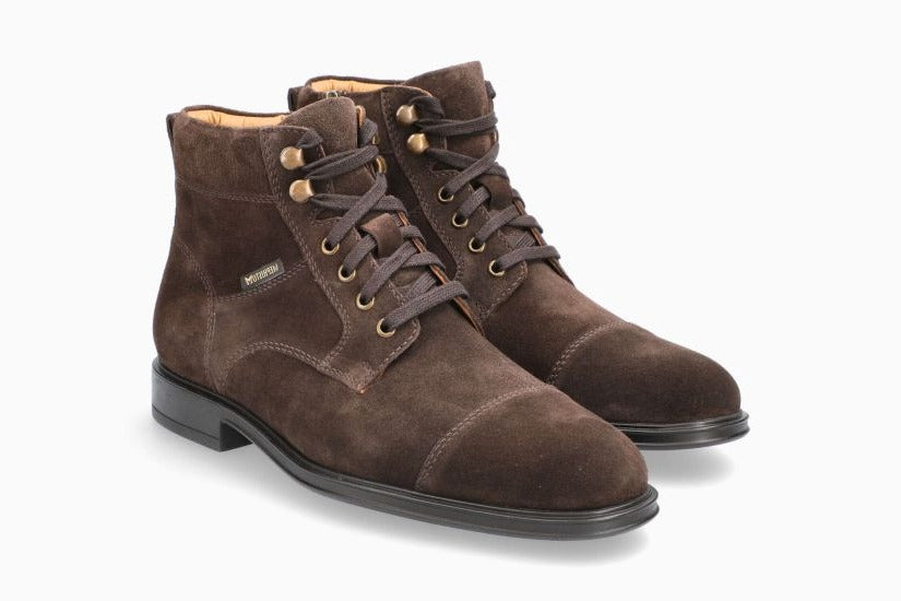 MEPHISTO KOLBY, DARK BROWN VELSPORT