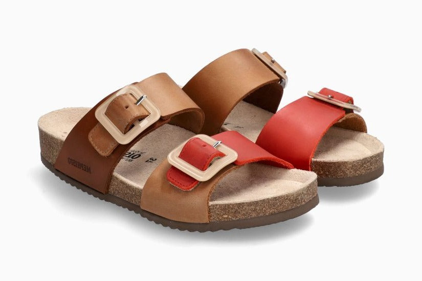 MEPHISTO MADISON , CAMEL/RED COMBO