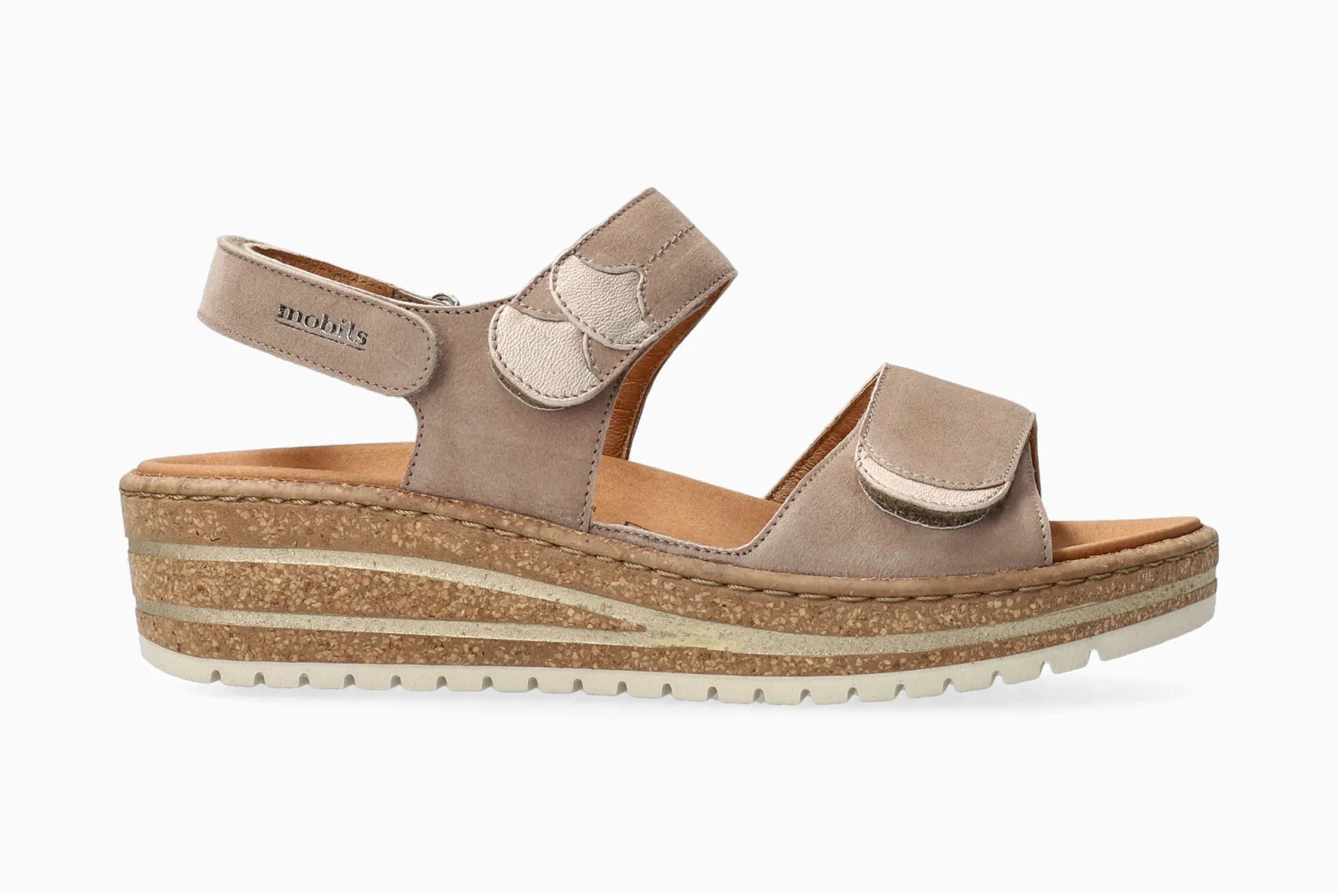 MEPHISTO RILEY, LIGHT TAUPE VELSPORT