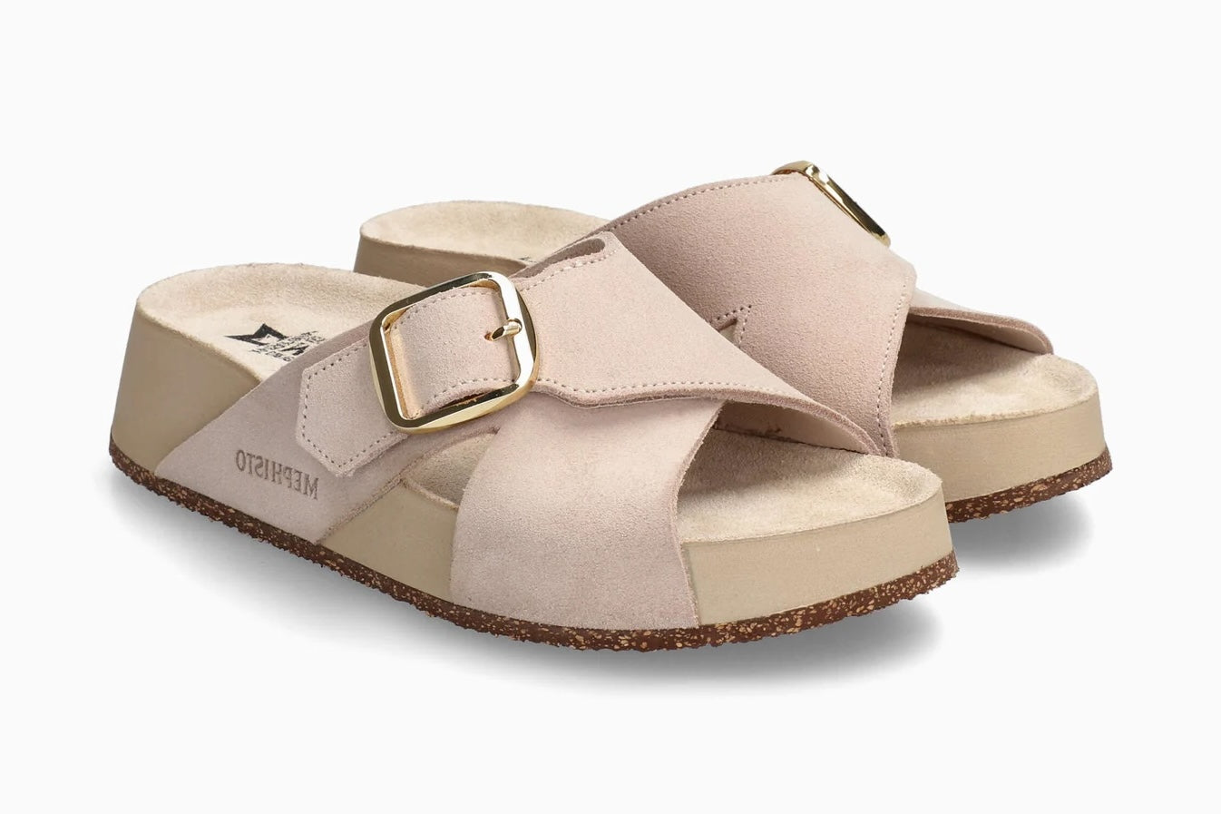 MEPHISTO BERRIE, LIGHT SAND VELOUR