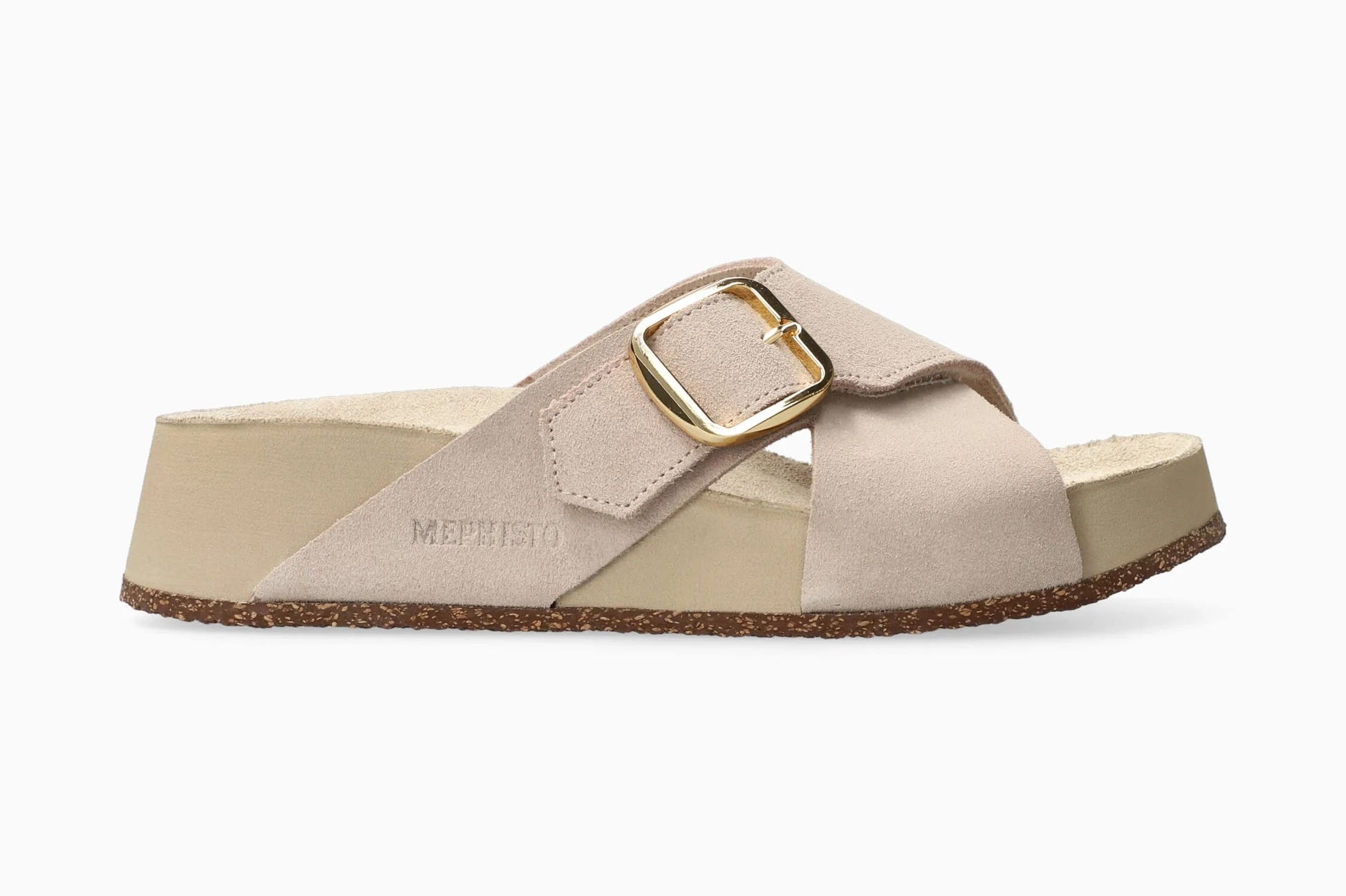 MEPHISTO BERRIE, LIGHT SAND VELOUR