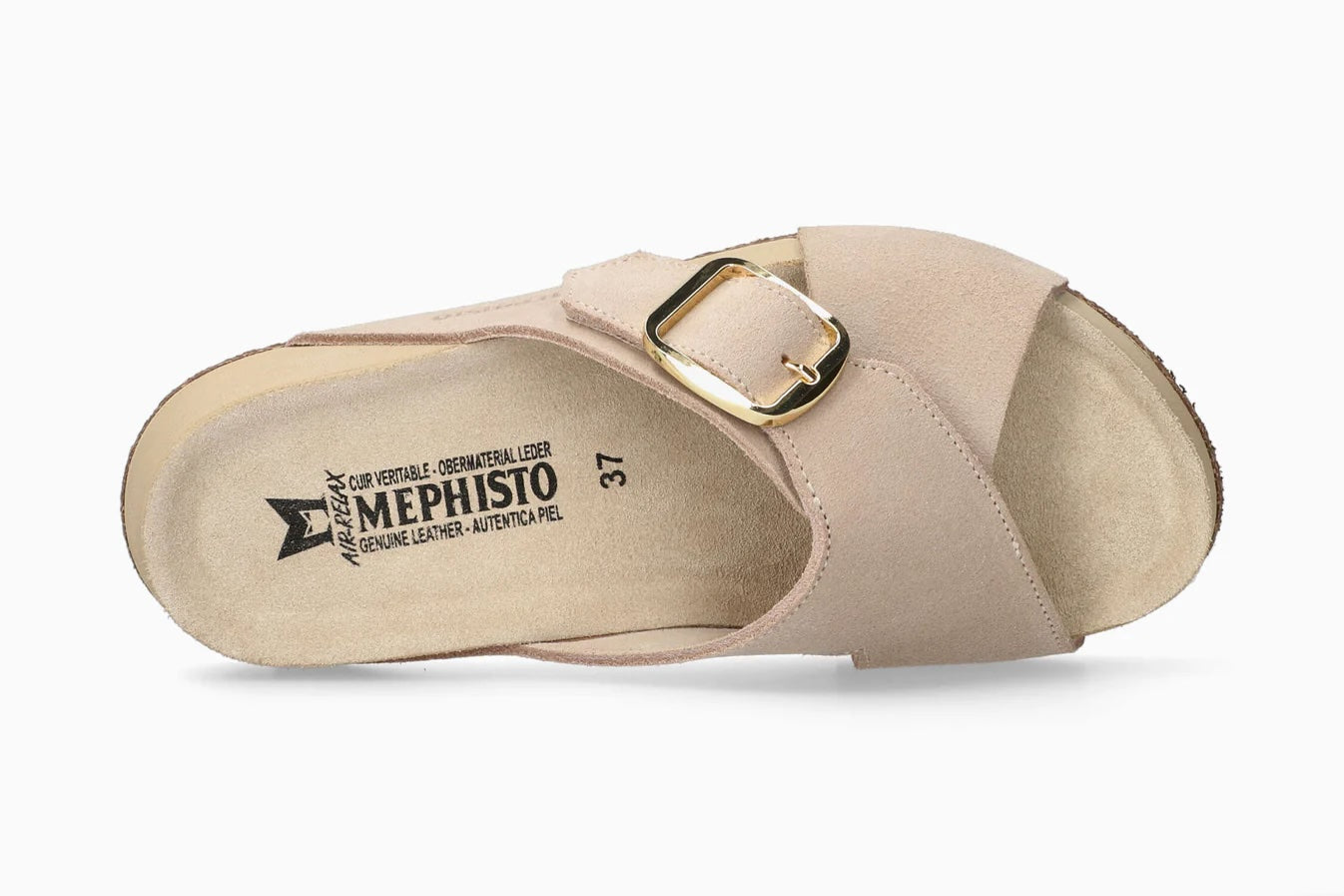 MEPHISTO BERRIE, LIGHT SAND VELOUR