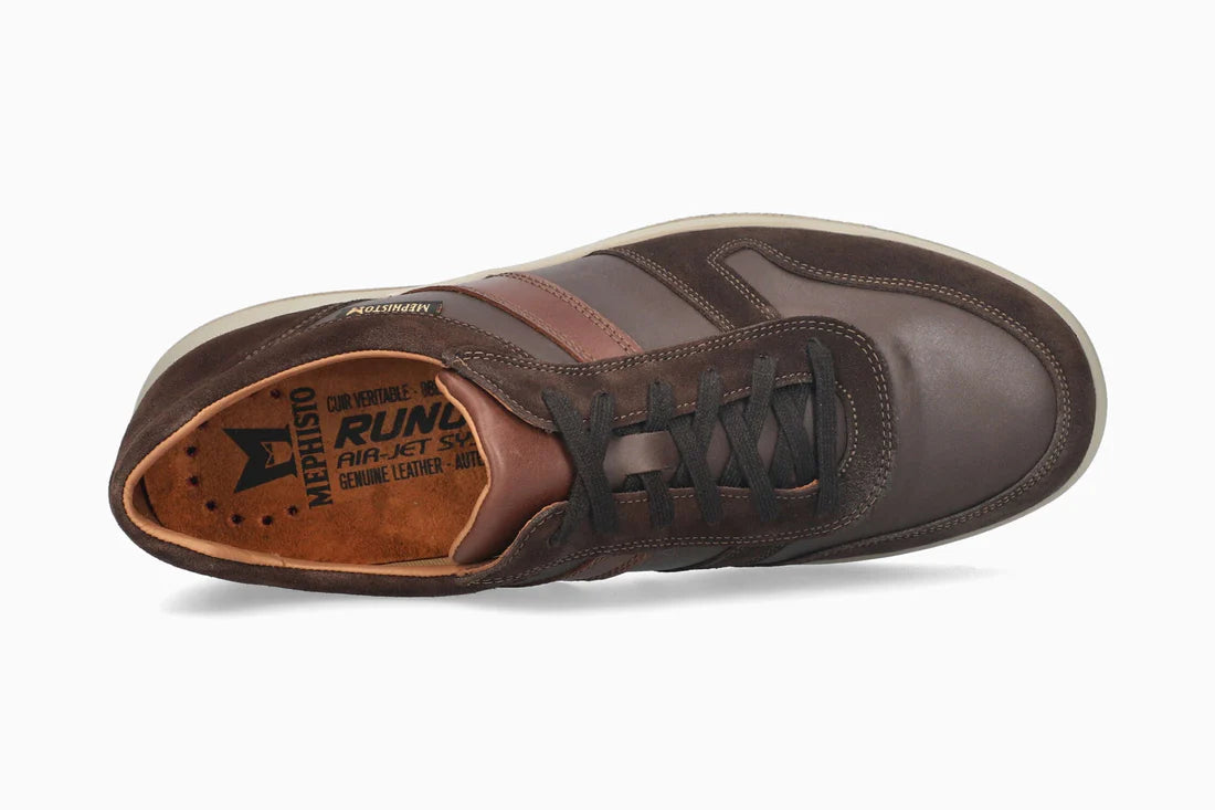 MEPHISTO VITO, DARK BROWN SMOOTH/VELSPORT