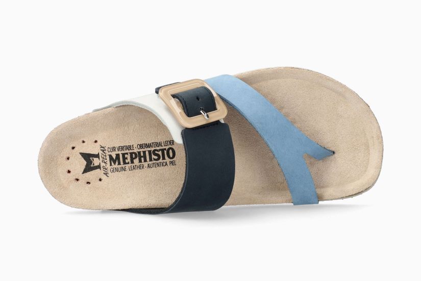 MEPHISTO MADELINE, SEA BLUE/WHITE COMBO