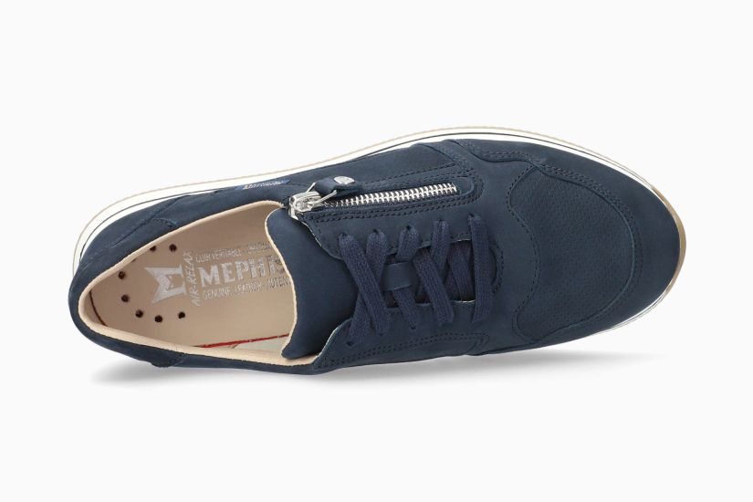 MEPHISTO LEENIE, JEANS BLUE BUCKSOFT