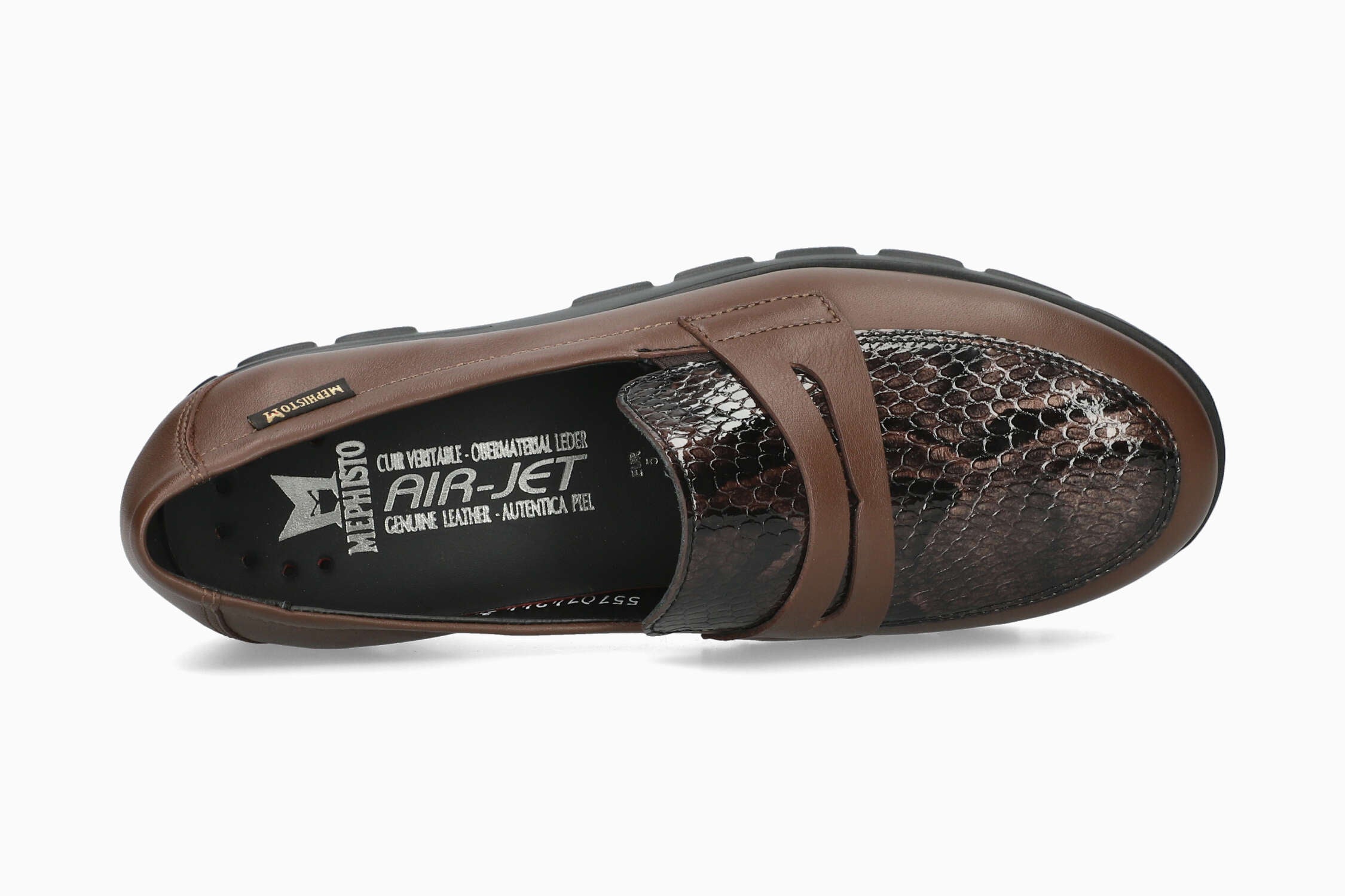 MEPHISTO CARIMA, BROWN SMOOTH/BOA