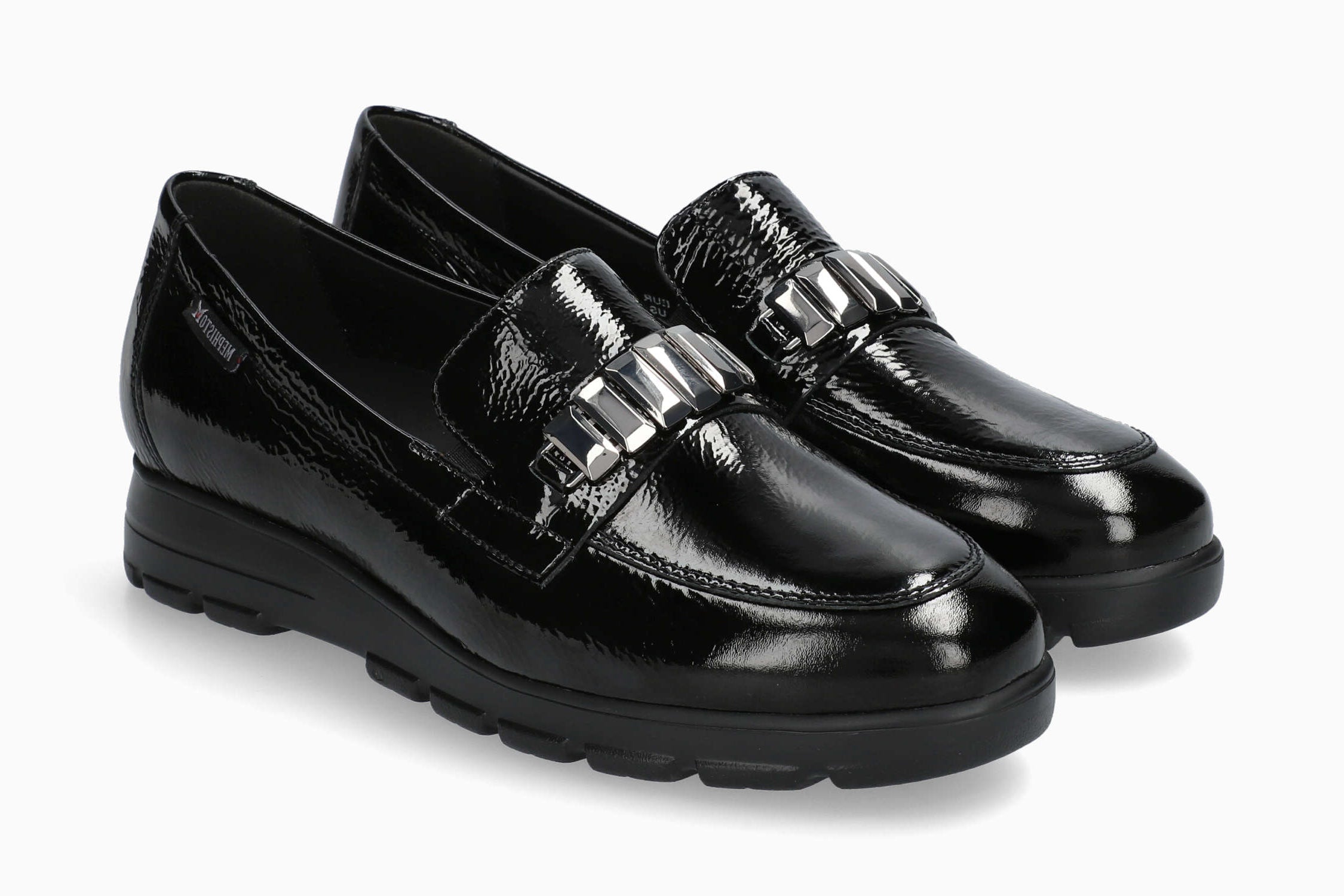 MEPHISTO CARLYNE, BLACK VERNIS FRIPE