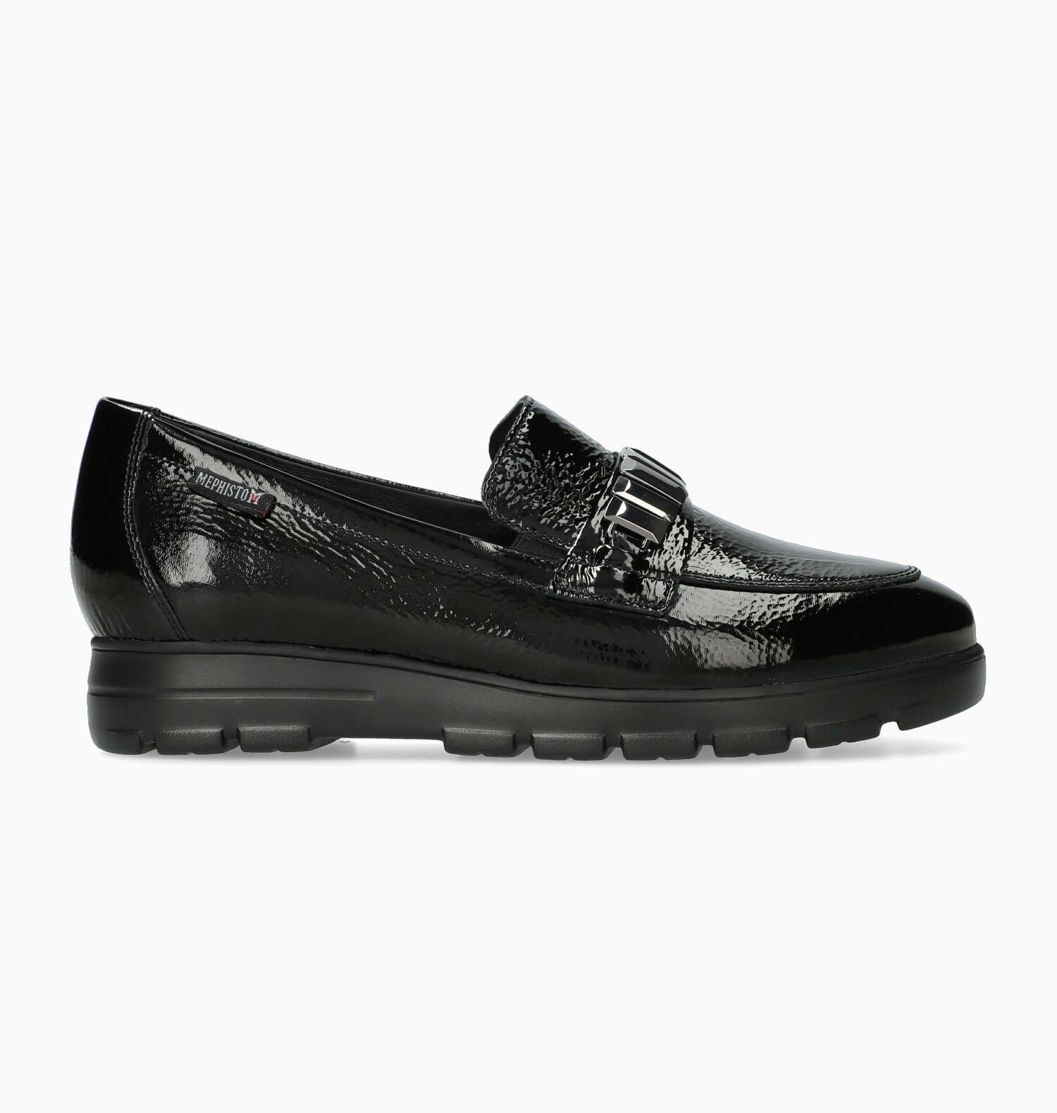 MEPHISTO CARLYNE, BLACK VERNIS FRIPE