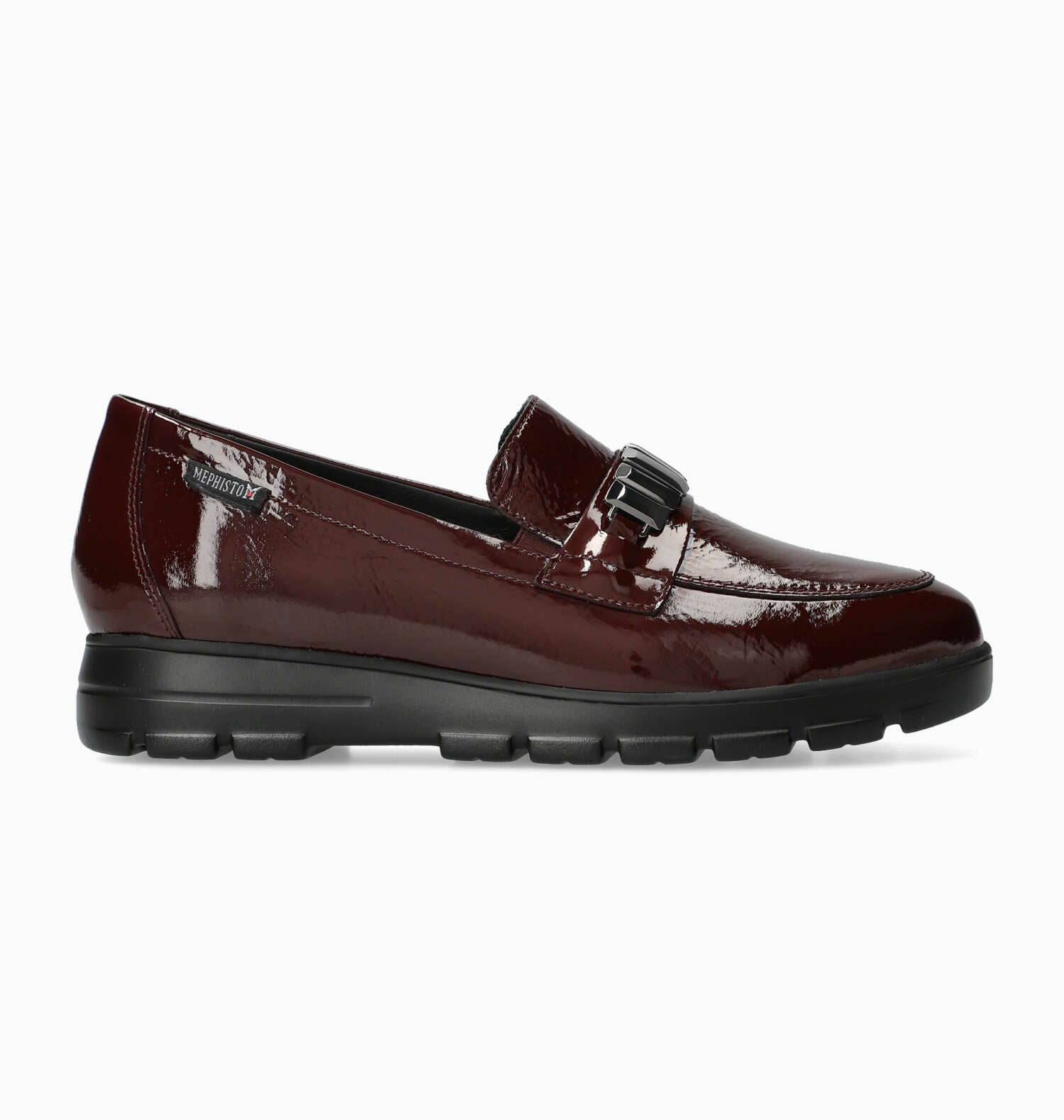 MEPHISTO CARLYNE, OXBLOOD VERNIS FRIPE