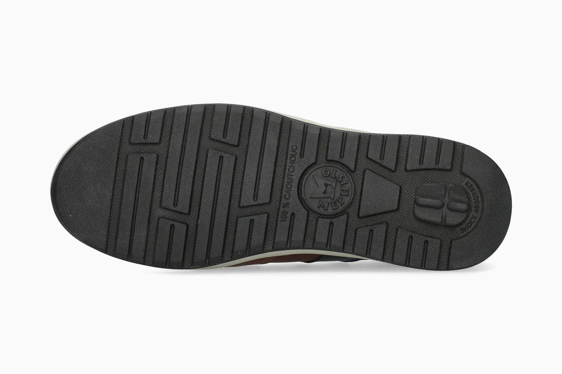 MEPHISTO VITO, CHESTNUT SMOOTH/NAVY VELSPORT