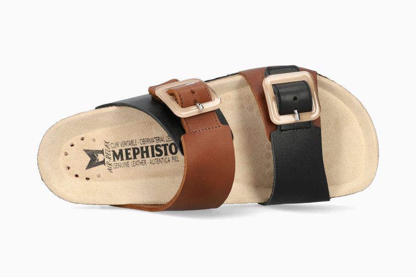 MEPHISTO MADISON , CHESTNUT/BLACK COMBO