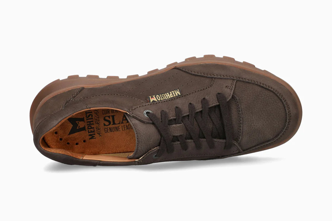 MEPHISTO FLYNN, DARK BROWN VELSPORT