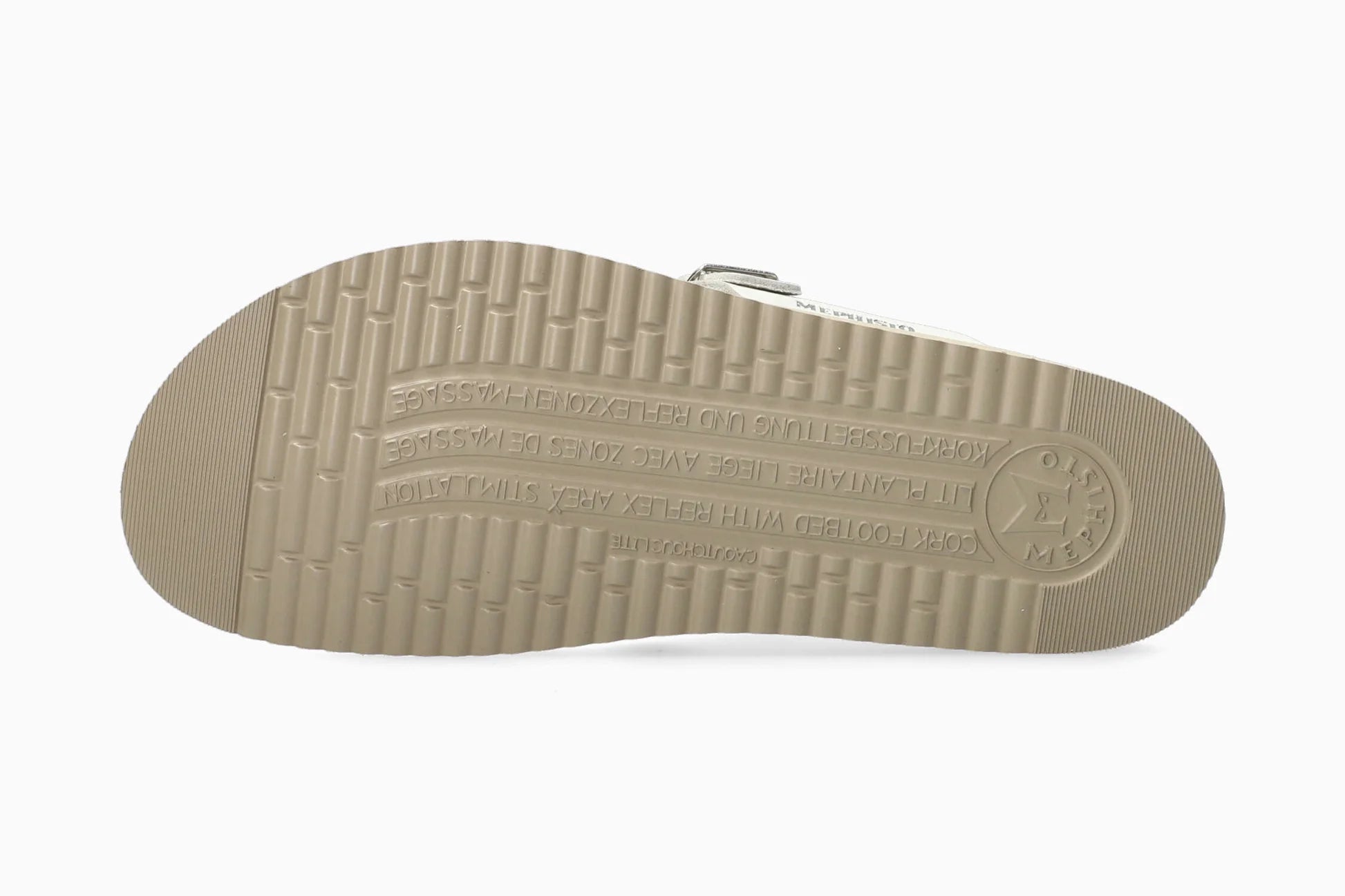 MEPHISTO HELEN, WHITE SMOOTH (TAUPE SOLE)