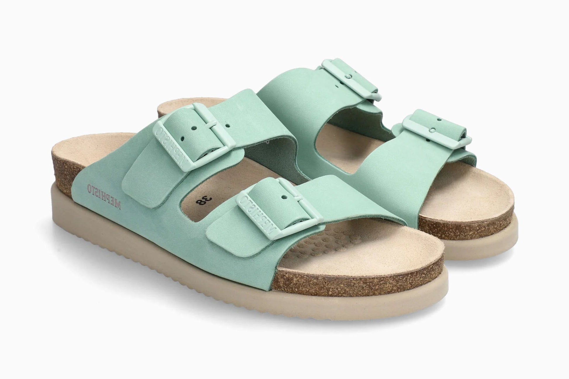 MEPHISTO HESTER, LIGHT GRASS NUBUCK